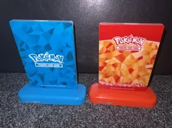 Pokemon Charizard Ex 215 and Gyarados Ex 225 With Card Holder Stands - Image 2