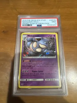 Pokemon Nidoqueen SM160 Holo Card Team Up Promo Prerelease Battle Card - Image 1