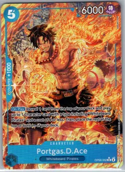 Portgas.D.Ace (Alt Art) OP08-052 English Two Legends - One Piece Card - NM - Image 1