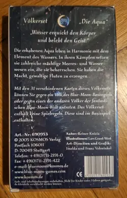 Blue Moon German Aqua Deck Card Game NEW SEALED - Image 2