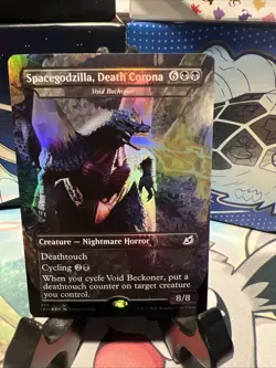 Spacegodzilla, Death Corona FOIL - Ikoria Box Toppers (IKO) - (Near Mint NM) - Image 1