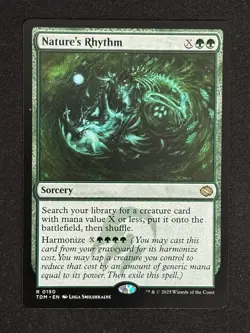 1x MTG Nature's Rhythm - Tarkir: Dragonstorm (TDM) #150 - Magic - Image 1