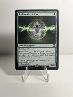 Radioactive Spider MTG Magic the Gathering R Marvel's Spider-Man 111 NM - Image 1