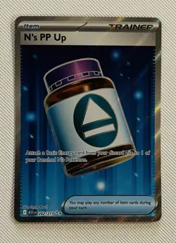 N's PP Up 262/217 Full Art Ultra Rare Pokemon Ascended Heroes ENGLISH NM - Image 1