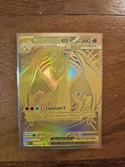 Pokemon TCG Mega Charizard Y ex GOLD 294/217 Ascended Heroes (ASC) NM - Image 1