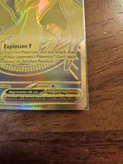 Pokemon TCG Mega Charizard Y ex GOLD 294/217 Ascended Heroes (ASC) NM - Image 4