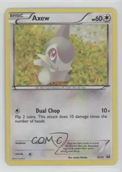 Axew Pokemon McDonald's Collection 2 Happy Meal Promo #12 - Image 1