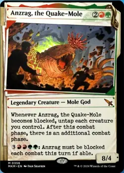 1 x Anzrag, the Quake-Mole - Foil - Showcase - Murders at Karlov Manor - NM-Mint - Image 1