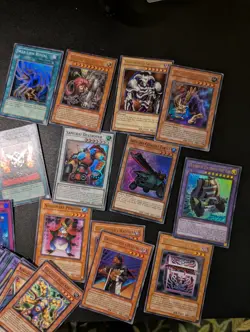 yugioh cards bundle old and new blue eyes dark magician hero kuriboh - Image 3