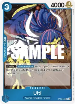 Ulti : OP04-043(Rare) : Kingdoms Of Intrigue : One Piece Card TCG : English - Image 1
