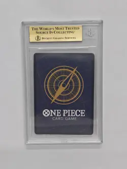2023 ONE PIECE BANDAI OFFICIAL EVENT SERIALIZED TOP PRIZE SHANKS ASIA BGS 10 - Image 2