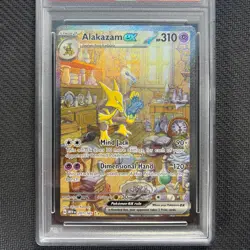 Alakazam EX 201/165 SIR Pokemon Card PSA 10 English Scarlet & Violet 151 TCG CCG - Image 5
