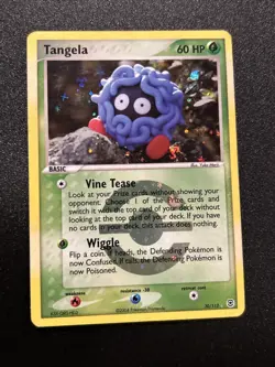 Tangela 30/112 FireRed & LeafGreen Reverse Holo Pokemon Card Excellent/NM! - Image 1