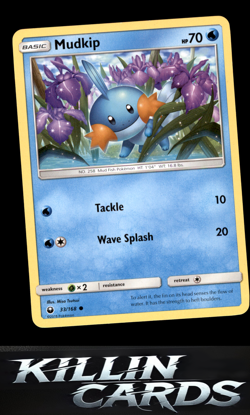 Mudkip (33) 33/168 Pokemon Common SM - Celestial Storm Card LP - Image 1