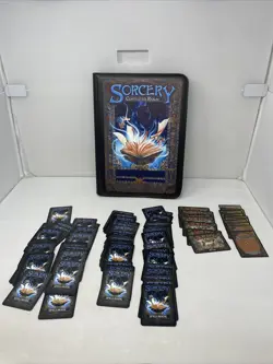 Sorcery Contested Realm BETA Kickstarter Official Zip Binder with 97 Cards Rare - Image 1