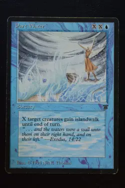 Magic The Gathering MTG PART WATER Legends MP Moderately Played - Image 1
