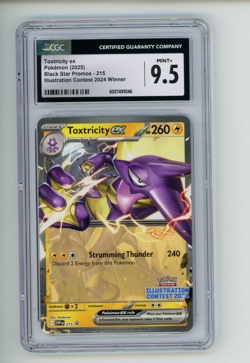 2025 Pokemon Toxtricity EX 215 Illustration Contest 2024 Winner Promo CGC 9.5 - Image 1