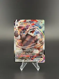 Pokemon TCG Aggron VMAX 097/172 SWSH Brilliant Stars Full Art Ultra Rare Holo - Image 1