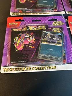 2026 Pokemon Ascended Heroes Tech Sticker Collection TCG New (SEALED LOT OF 4!) - Image 3