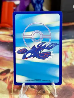2003 POKEMON JAPANESE SAPPHIRE POKER NINTENDO PLAYING CARD KYOGRE JOKER - Image 2