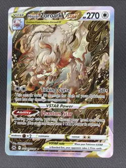 Hisuian Zoroark VSTAR - GG56/GG70 - Pokemon Crown Zenith Galarian Gallery NM - Image 1