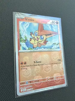 English Pokemon TCG Victini (Master Ball Pattern) 012/086 Black Bolt - Image 1