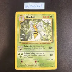 Beedrill - 17/102 - Pokemon Base Set Unlimited Rare HP - Image 1