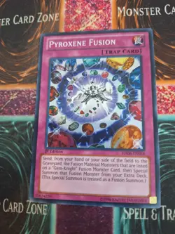 Yugioh Pyroxene Fusion HA06-EN028 Super Rare 1st Edition Near Mint - Image 1