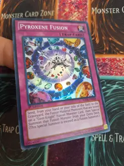 Yugioh Pyroxene Fusion HA06-EN028 Super Rare 1st Edition Near Mint - Image 2