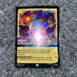 Disney Lorcana - WitW - Merlin Completing His Research - 58/204 Uncommon Foil NM - Image 2