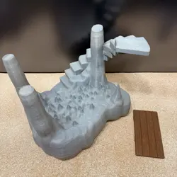 Snake Mountain custom Catacomb - Unglued, Unpainted, Raw - Image 5