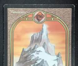 MTG Mountain- DAMAGED -Unglued Magic the Gathering Card # 87 - Image 3