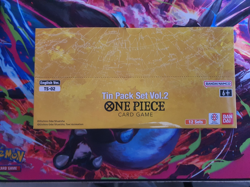 ONE PIECE Card Game Tin Pack Set Vol.2 English Ver. TS-02 Sealed set of 12 Tins - Image 1
