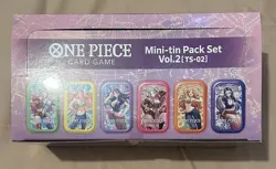 One Piece Card Game: Tin - Vol. 2 [TS-02] Display Case - 12 X Tins Japanese - Image 3
