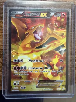 Pokemon TCG Charizard EX Black Star Full Art Holo Promo Card #XY121 NM - Image 1