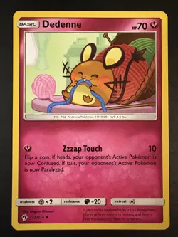 Dedenne 142/214 Lost Thunder Pokemon Card TCG NM - Image 1