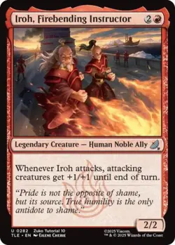 ~ Iroh, Firebending Instructor (0282) ~ NM ~ MTG: Avatar ~ MTG ~ - Image 1