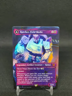 Ratchet, Field Medic / Ratchet, Rescue Racer Shattered Glass FOIL NM MTG - Image 1