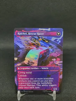 Ratchet, Field Medic / Ratchet, Rescue Racer Shattered Glass FOIL NM MTG - Image 2