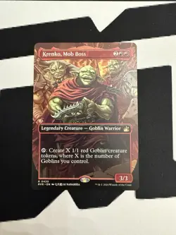 Krenko, Mob Boss (Anime Borderless) R Ravnica Remastered #430 - Image 1