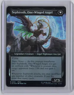 MTG Sephiroth, Fabled SOLDIER (Extended Art) M FIN 451 NM Foil - Image 2