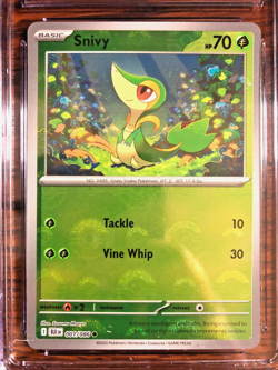 Snivy Poke Ball Reverse Holo #001 - CGC NM/MINT+ 8.5 - Black Bolt - Pokemon TCG - Image 2