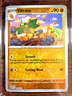 Vibrava Reverse Holo #105 - CGC MINT 9 - 2024 SV Surging Sparks - Pokemon TCG - Image 2