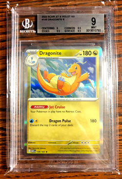 Dragonite Holo Rare #149 - BGS MINT 9 - 2023 Scarlet & Violet 151 - Pokemon TCG - Image 4