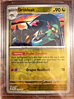 Drakloak Reverse Holo #129 - BGS GEM MINT 9.5 - SV Twilight Masquerade - Pokemon - Image 2