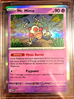 Mr. Mime Holo Rare #122 - BGS MINT 9 - 2023 Scarlet & Violet 151 - Pokemon TCG - Image 2