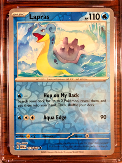 Lapras Reverse Holo #131 - CGC MINT 9 - 2023 Scarlet & Violet 151 - Pokemon TCG - Image 2