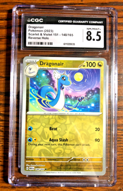 Dragonair Reverse Holo #148 - CGC NM/MINT+ 8.5 - Scarlet & Violet 151 - Pokemon - Image 1