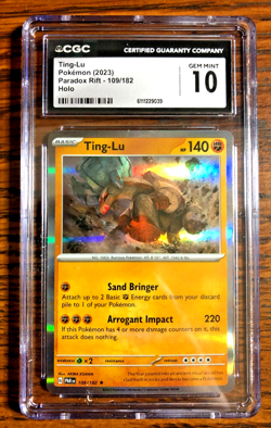 Ting-Lu Holo Rare #109 - CGC GEM MINT 10 - 2023 SV Paradox Rift - Pokemon TCG - Image 1
