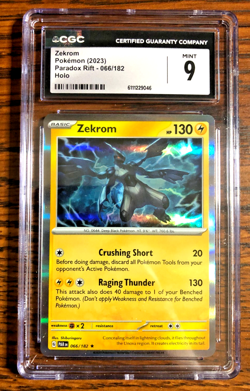 Zekrom Holo Rare #066 - CGC MINT 9 - 2023 SV Paradox Rift - Pokemon TCG - Image 1